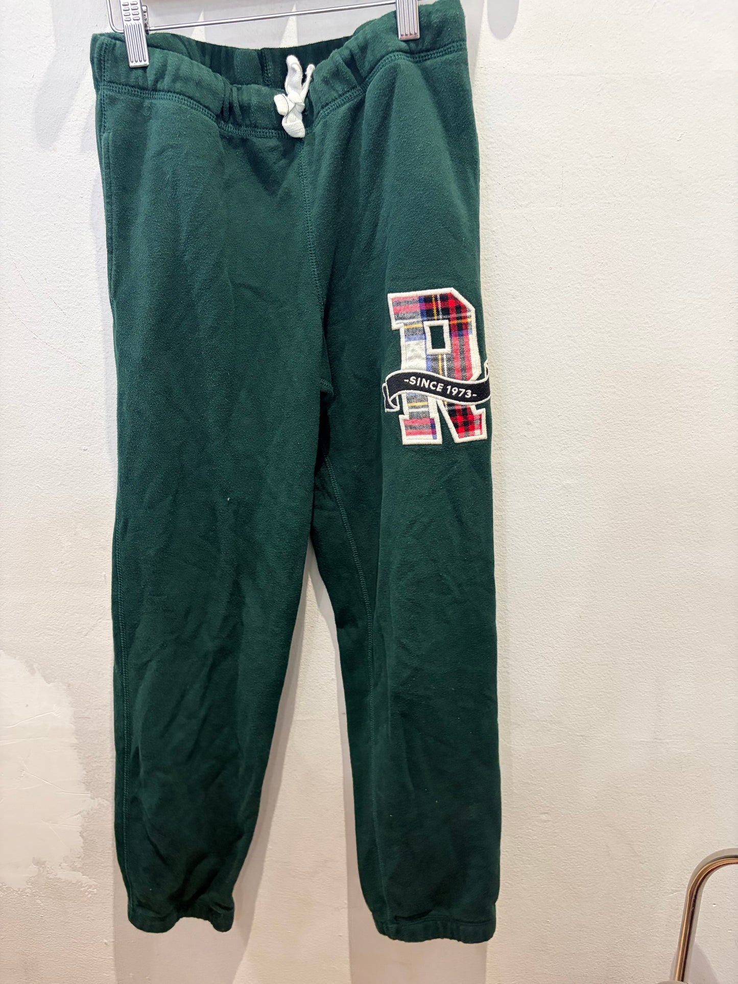 Roots green joggers 12y
