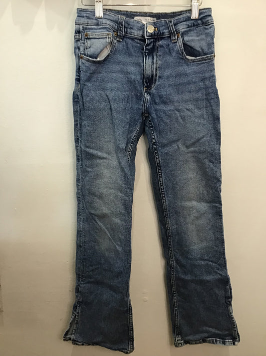 Pants jeans split hem 13-14y