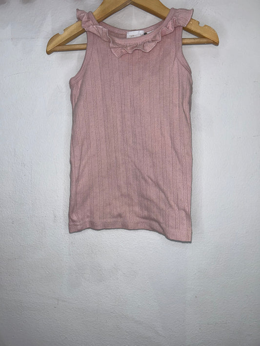 Jamie Kay pink eyelet tanktop 4y