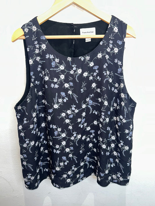 Frank and Oak floral blouse - adult M