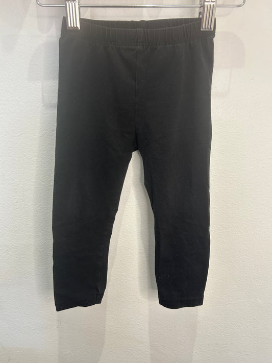 Black leggings organic 12-18m