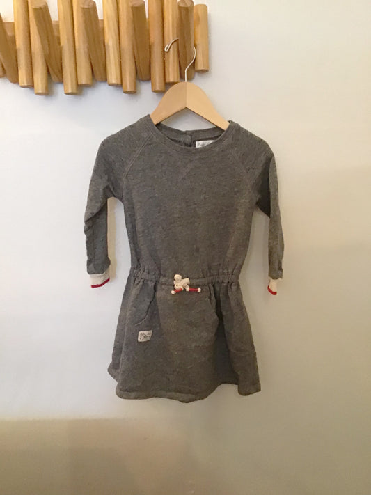 Grey pullover dress 24m