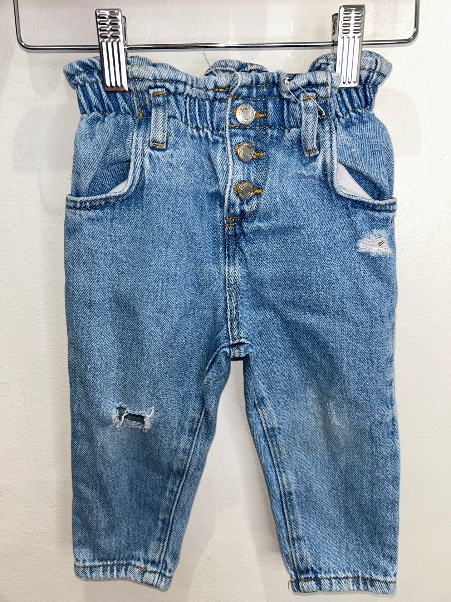 Paperbag jeans 12-18m