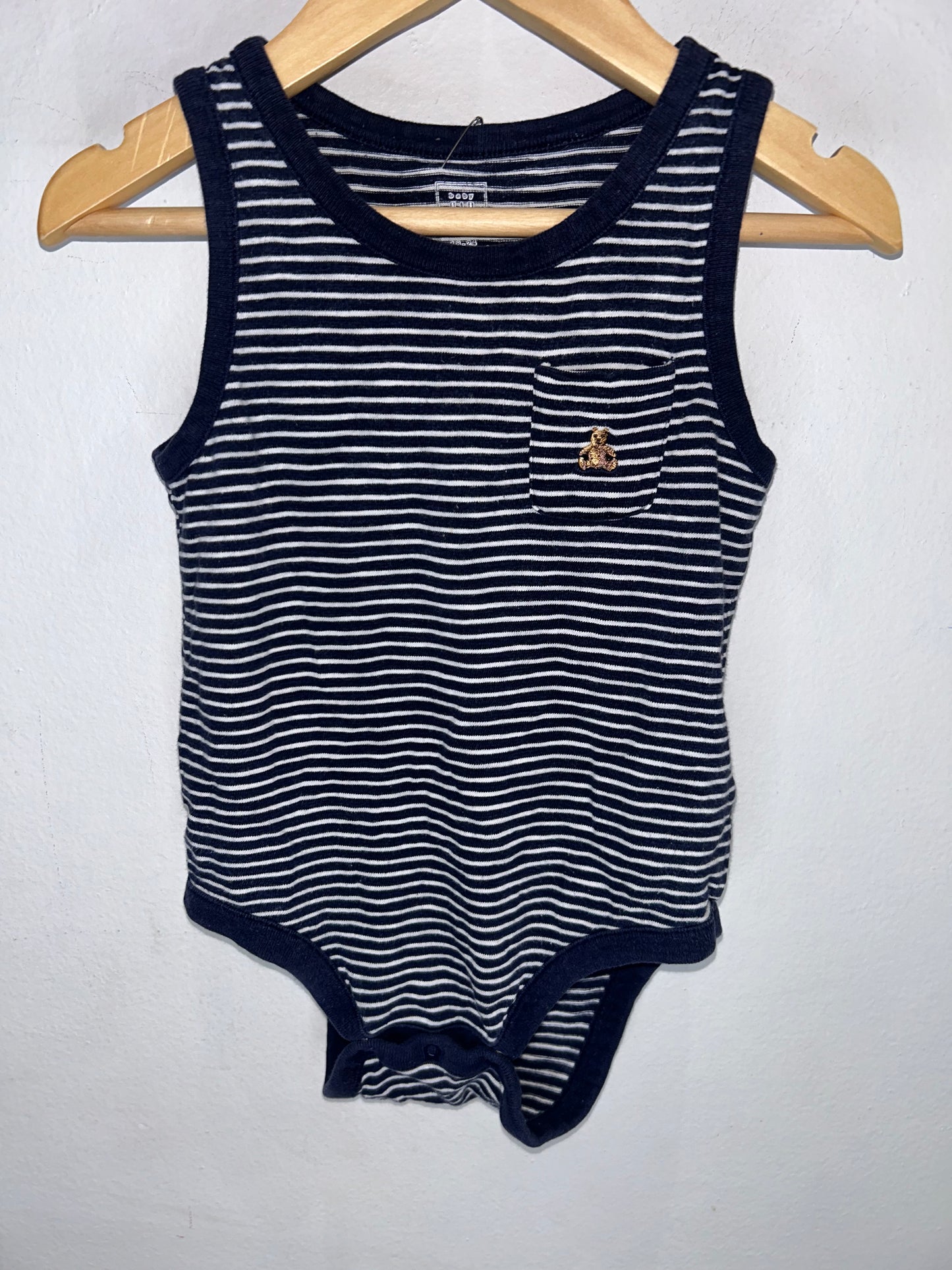 Blue Stripes Onesie 18-24m
