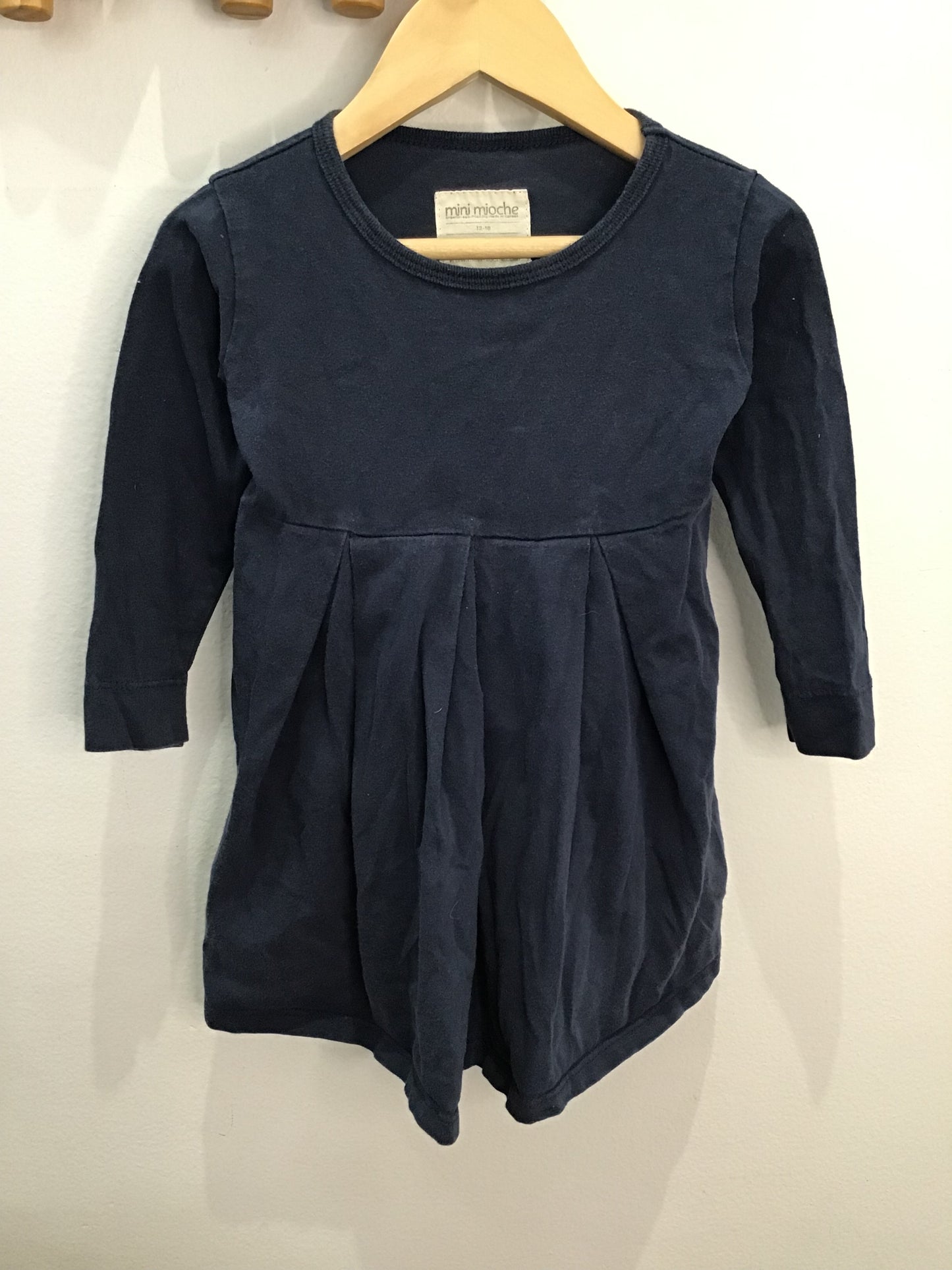 Minimioche blue dres 12-18m