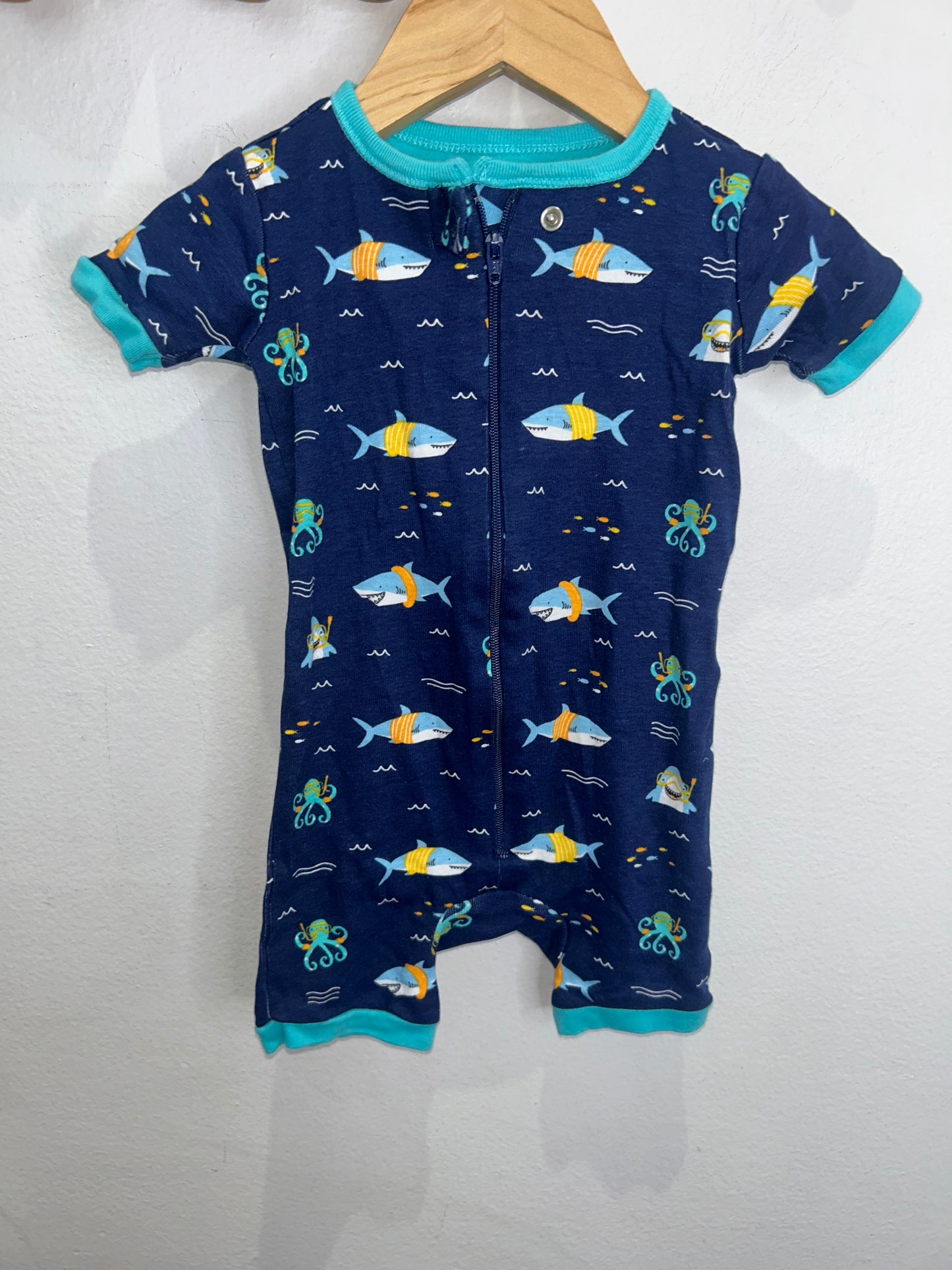 Fish shorty sleeper 6-9m