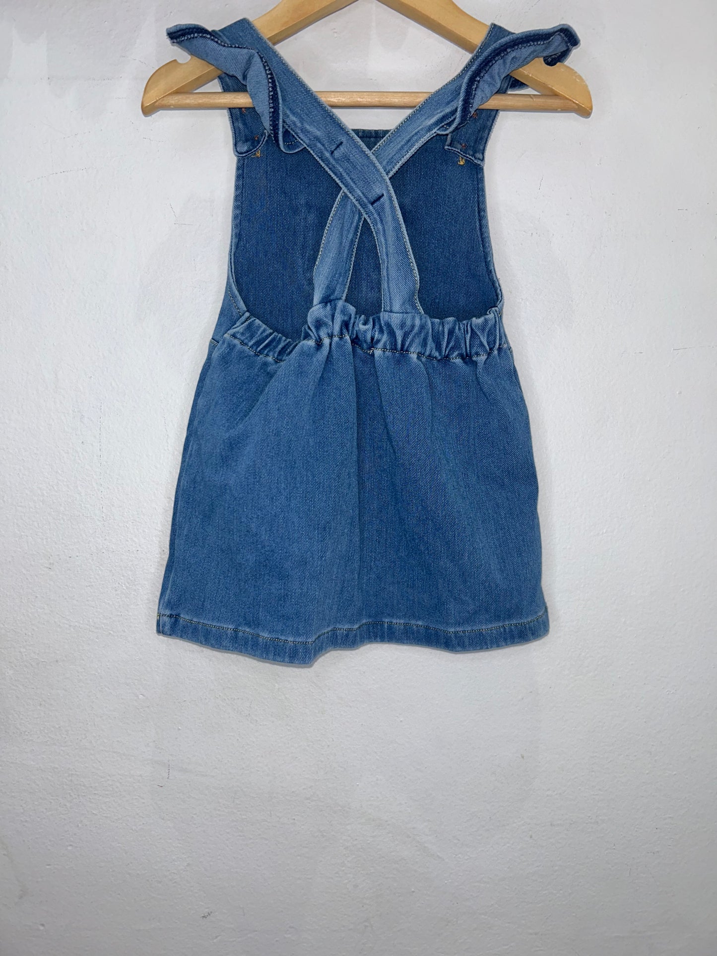 Denim Overall Dress 12-18m