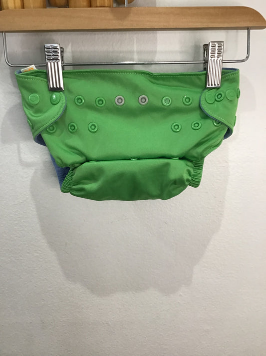 Reusable diaper (good for swim) - one size - brightgreen