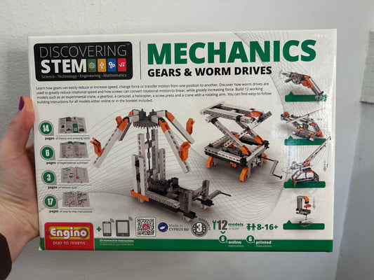 Mechanics gears and worm drives NEW in package