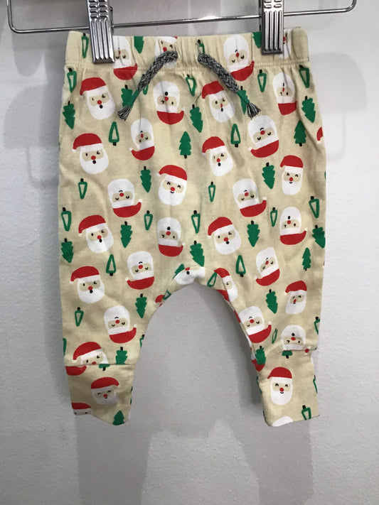 Santa cotton pants 0-3m