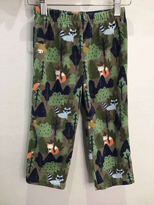 Fox fleece pyjamas bottoms 3y