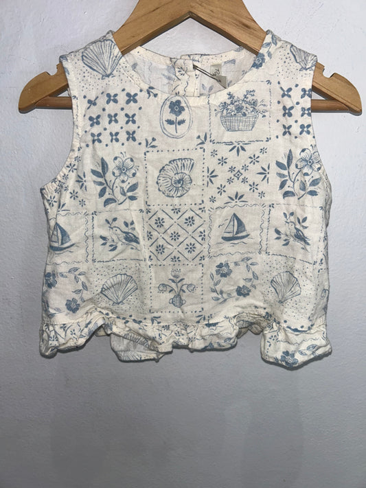 Rylee and Cru shells tanktop 6-7y