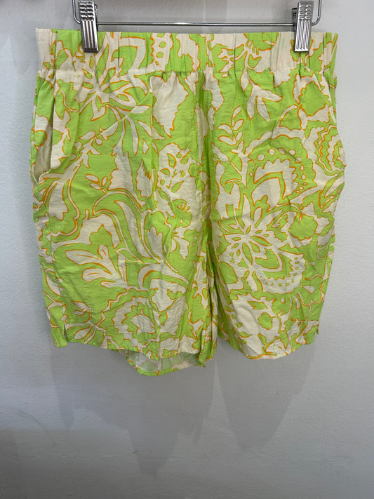 Lime green breezy shorts- adult S