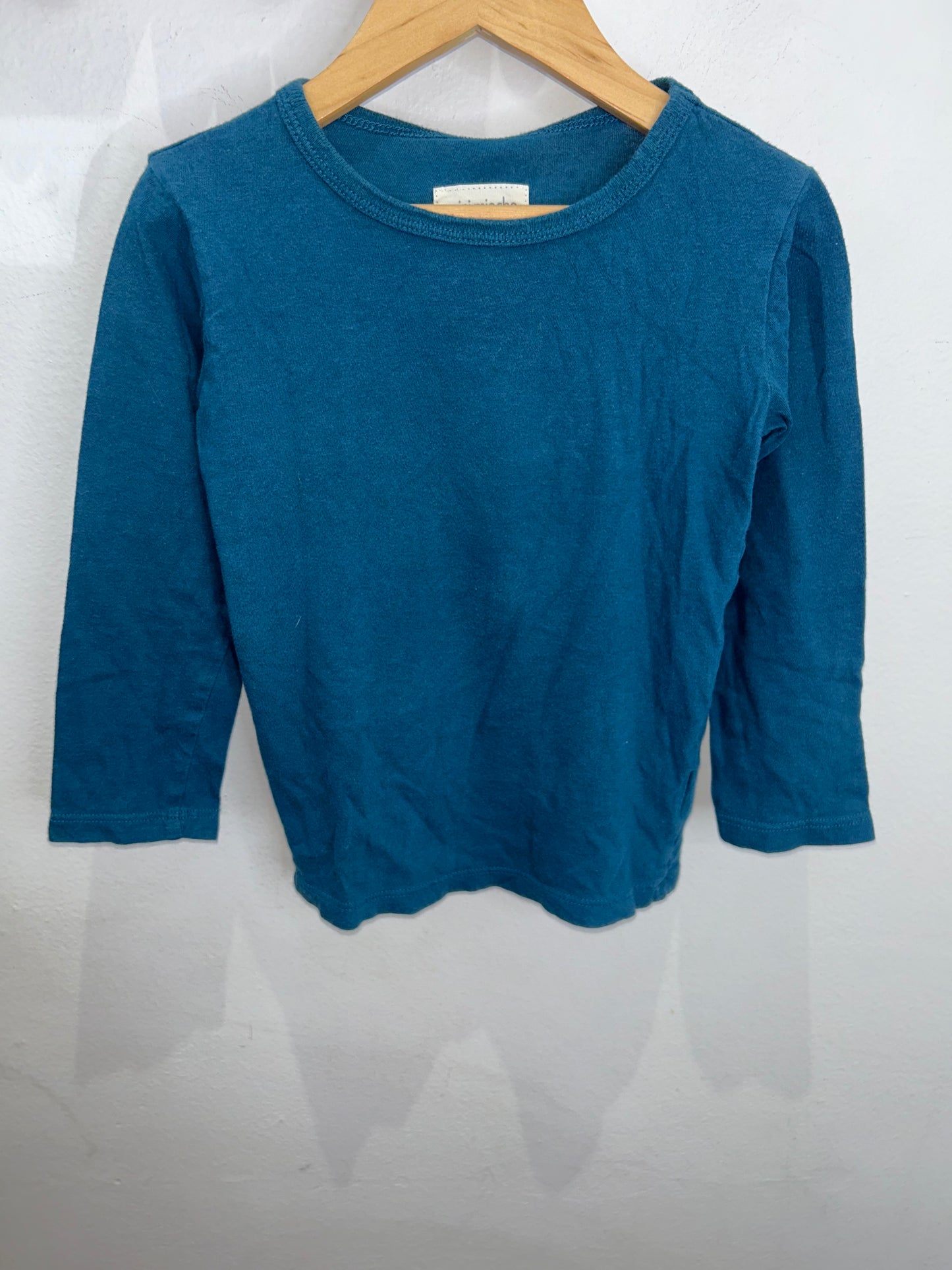 Minimioche teal longsleeve 3-4y