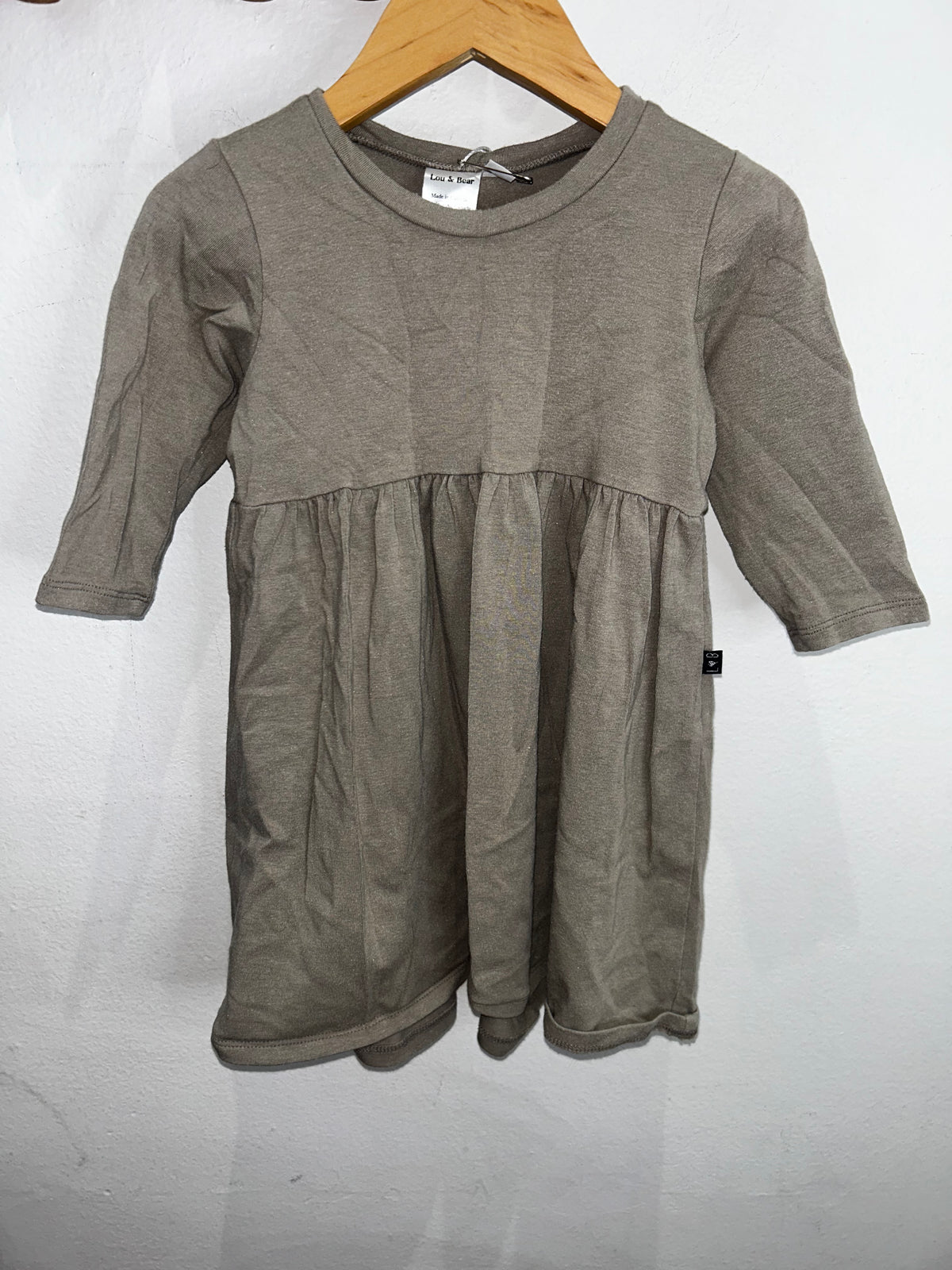 Lou and Bear dress 2-3y