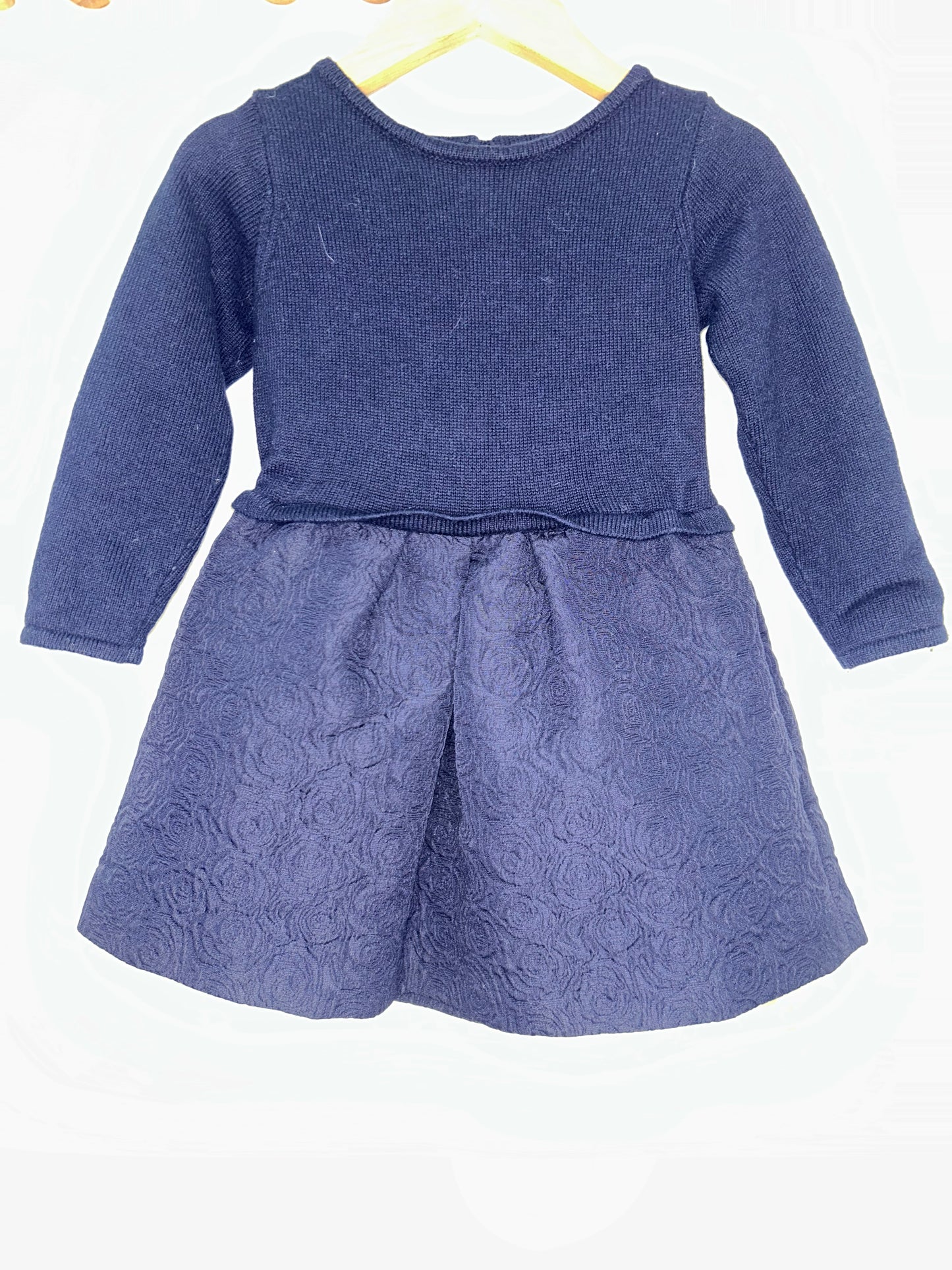 Jacadi navy fancy dress 2y