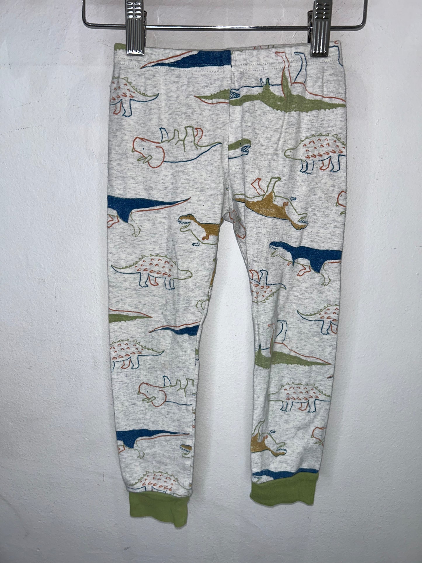 Grey dino pyjamas 4y