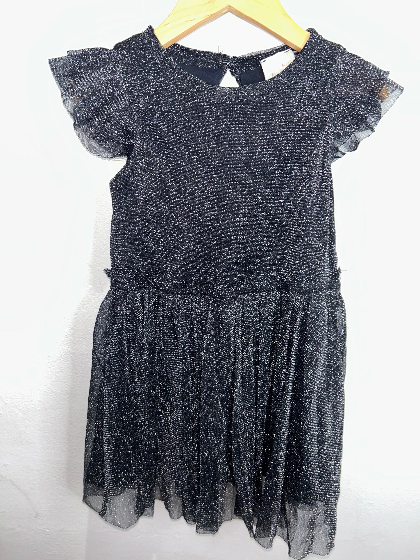 Black sparkly dress 4y