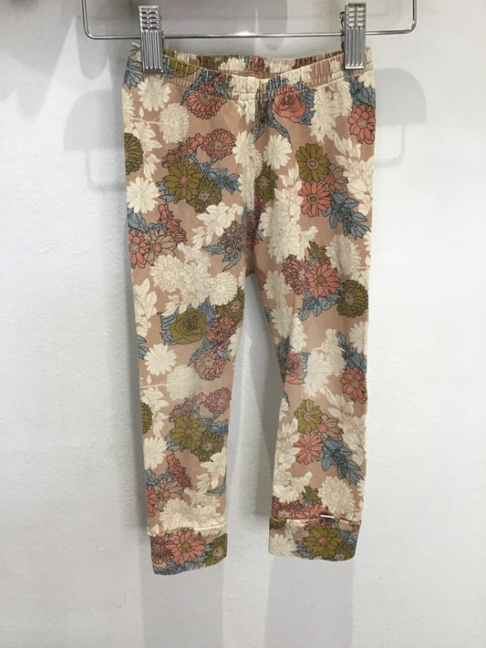 Little and Lively flower leggings 18-24m