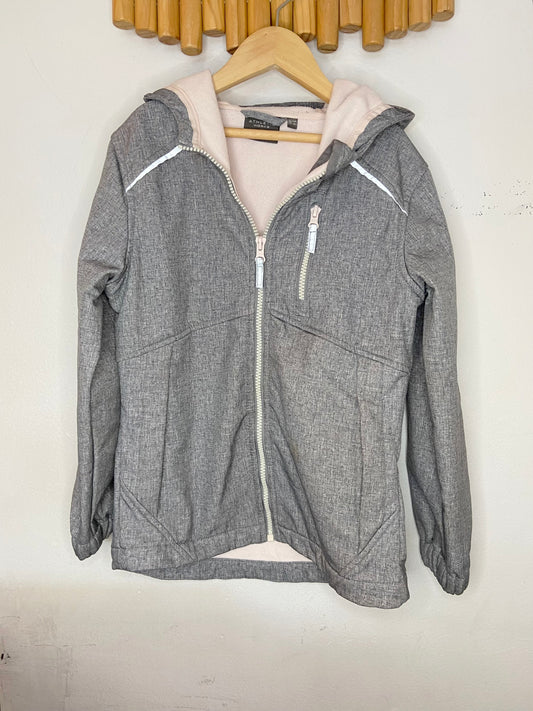 Grey lightweight fleece jacket 6-7y