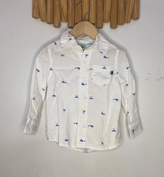 Whale shirt 2y