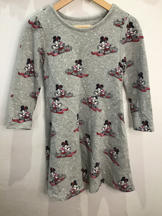Skiing minnie mouse dress 5y