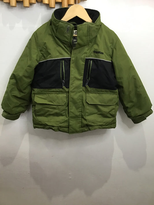 Green winter jacket 4y
