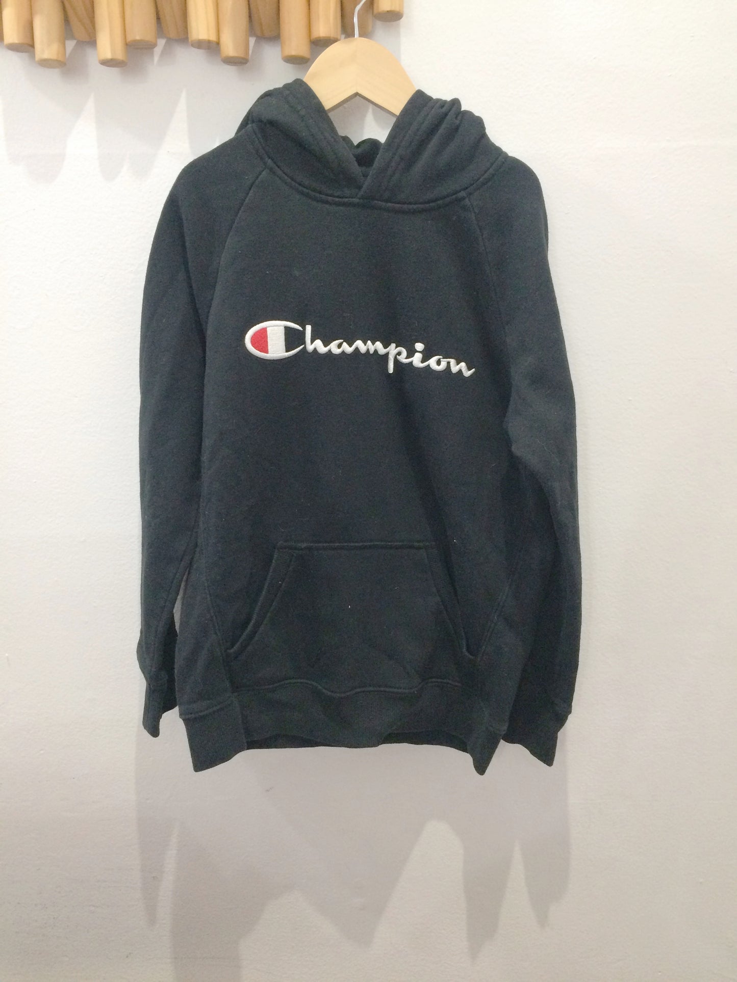 Black Champion hoodie 8-10y