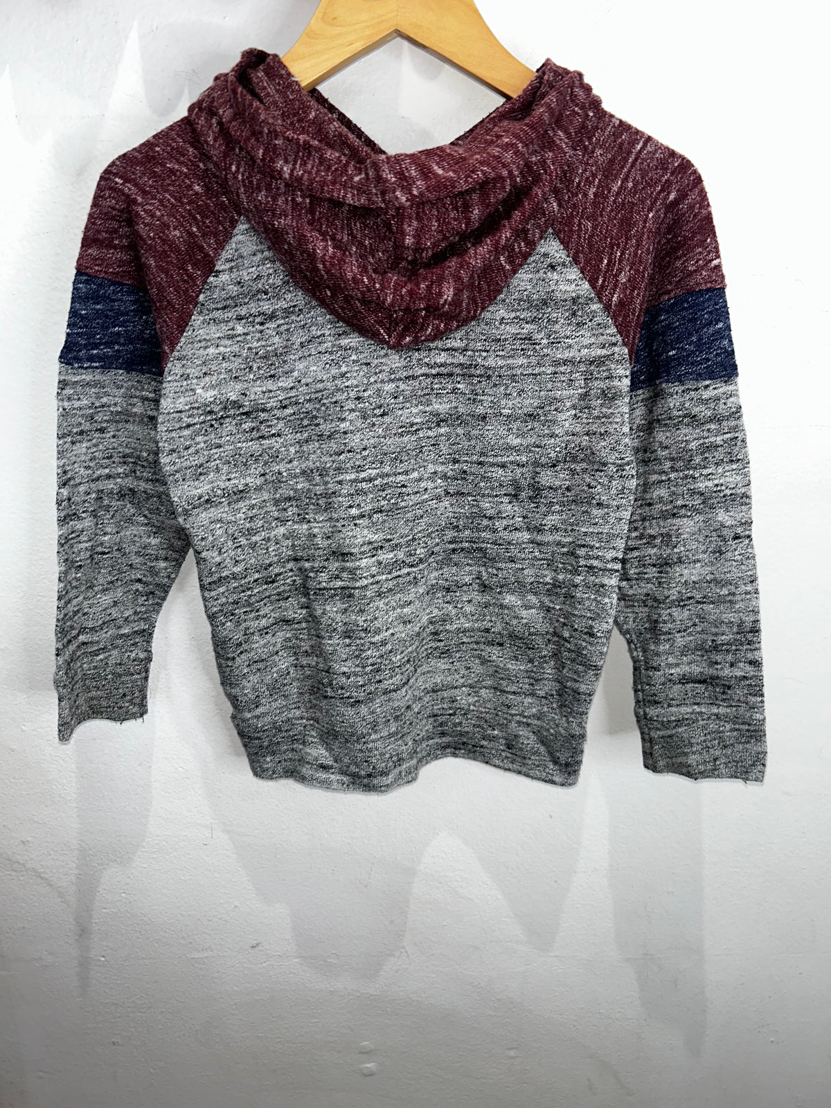 Grey knit hoodie 5y