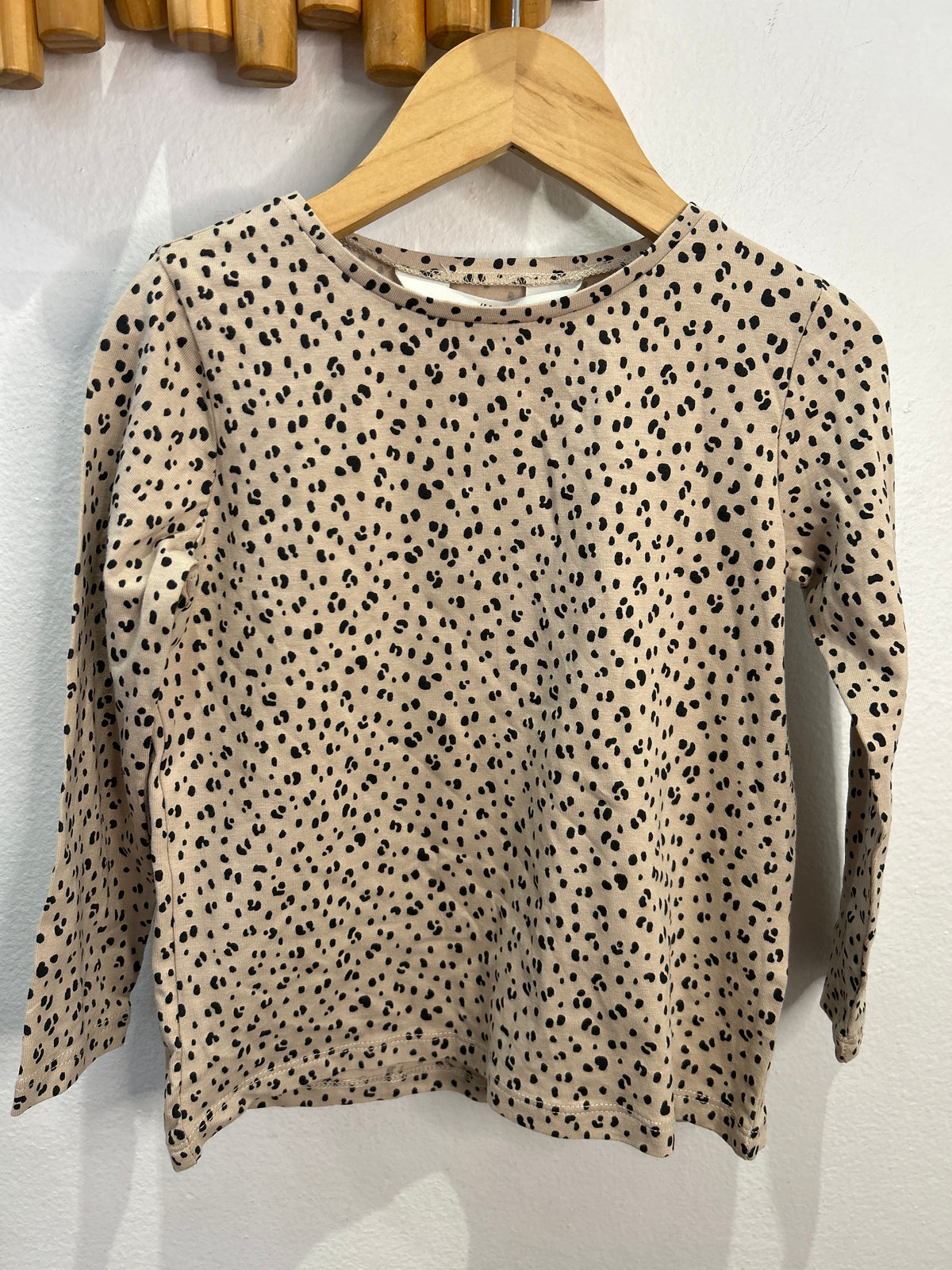 Animal print longsleeve 2-4y