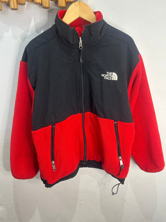 The North Face red and black fleece 10-12y