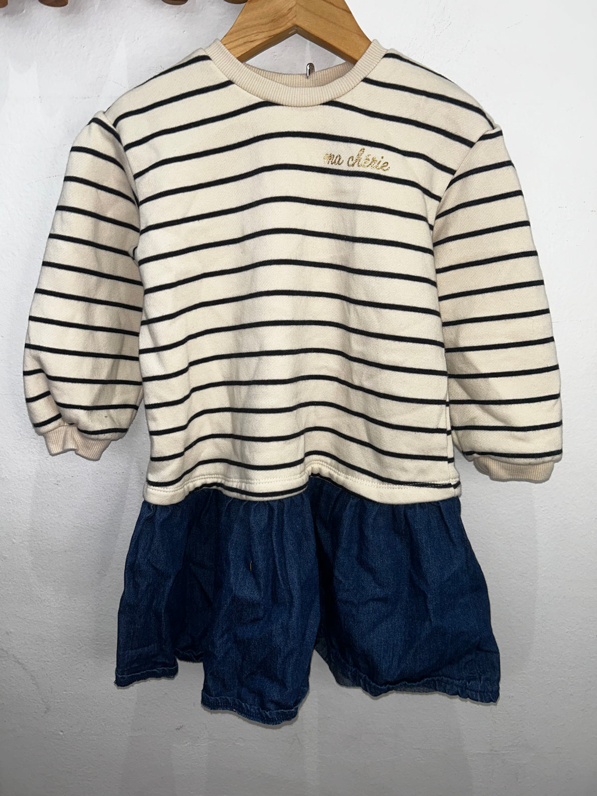Ma cherie pullover dress 3-4y