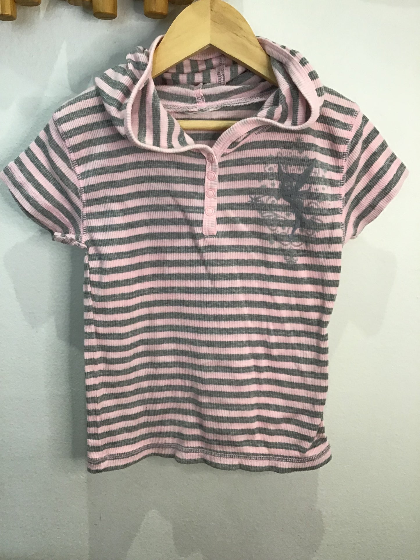 Tee tinkerbell hooded 6-7y