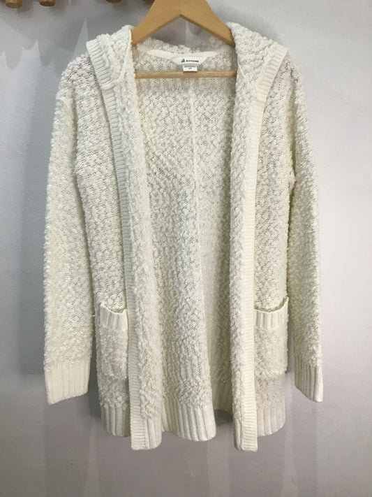 Boucle white cardigan 8-10y