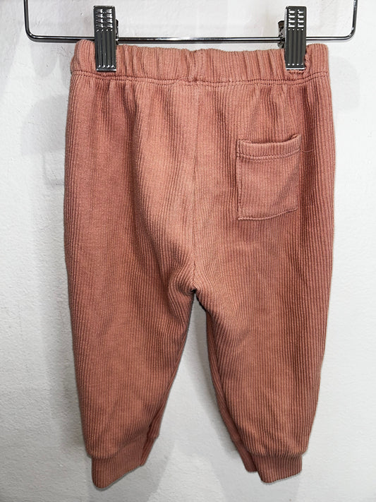 Pink vertical texture pants 18-24m