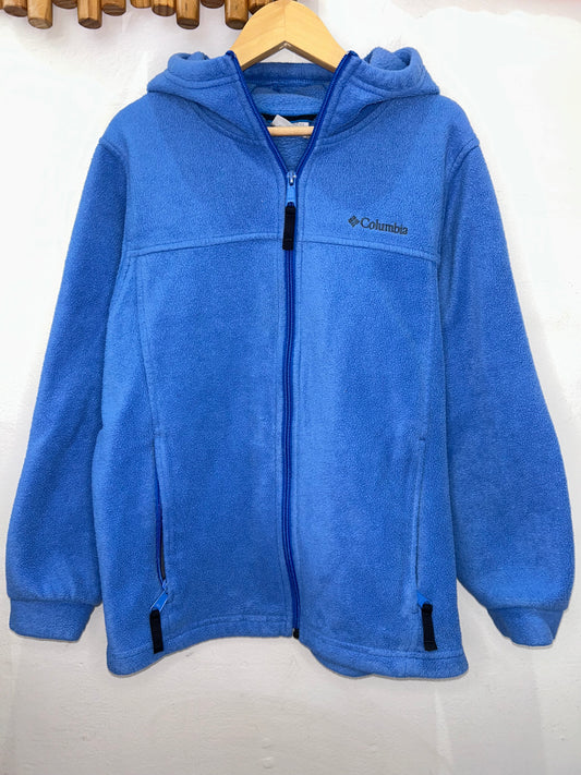 Bright blue Columbia fleece 10-12y