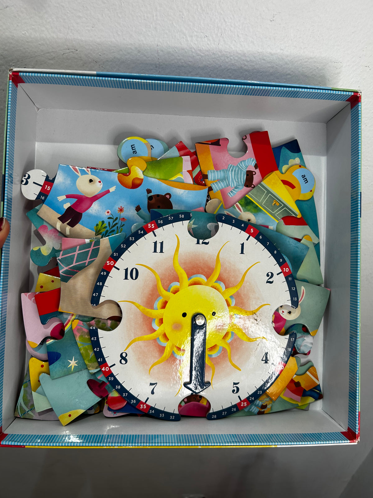 Eeboo around the clock puzzle 25 pieces