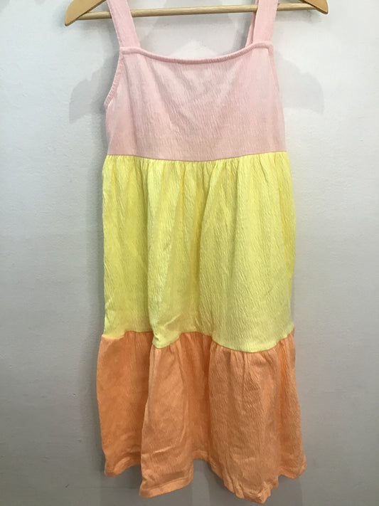 Dress tricolour texture 6y