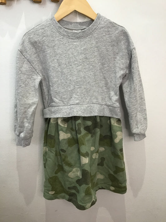Camo pullover dress 5y