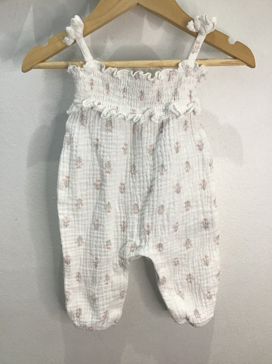 Romper gold sparkle thread newborn
