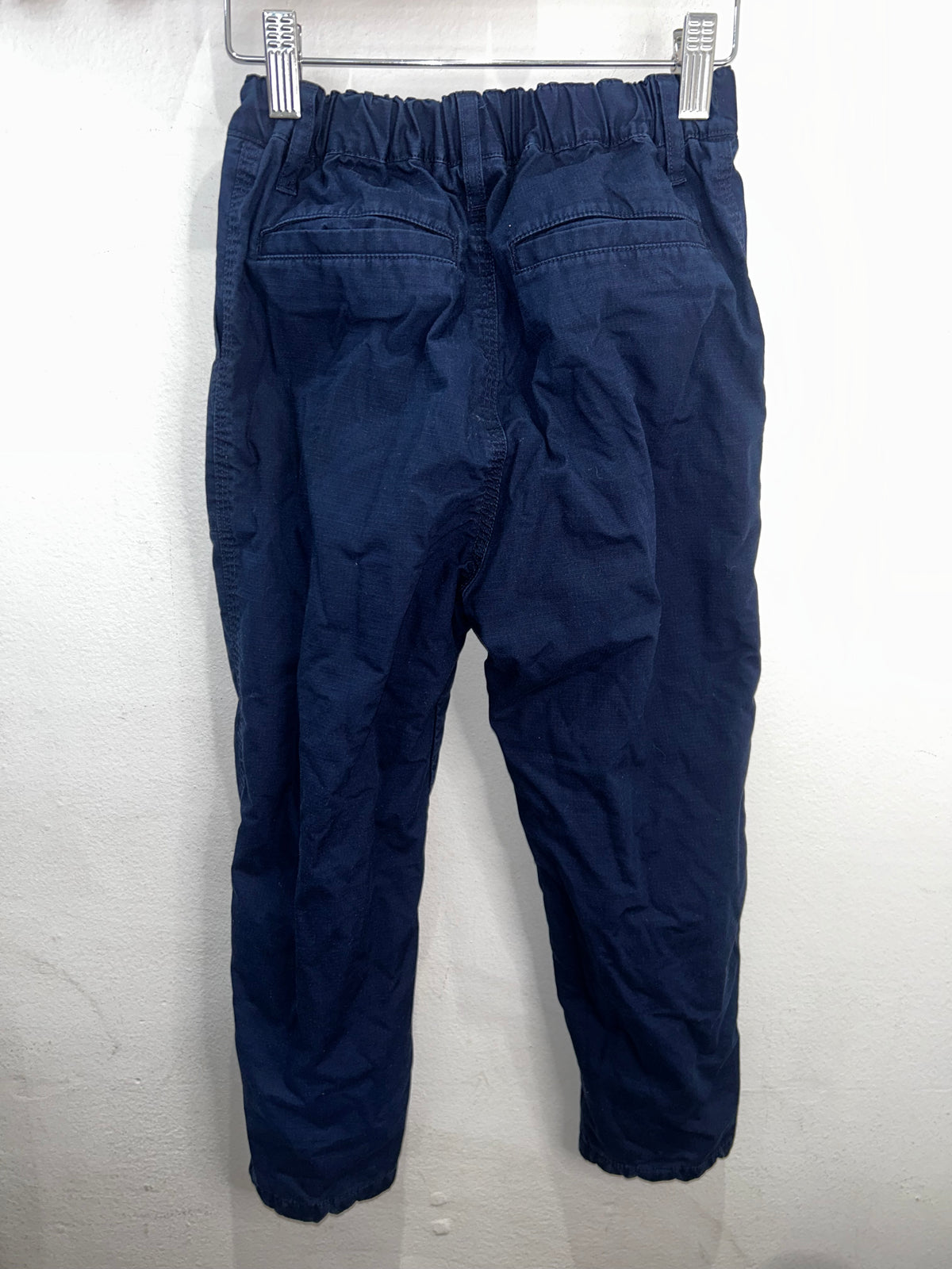 Navy fleece lined pants 5-6y