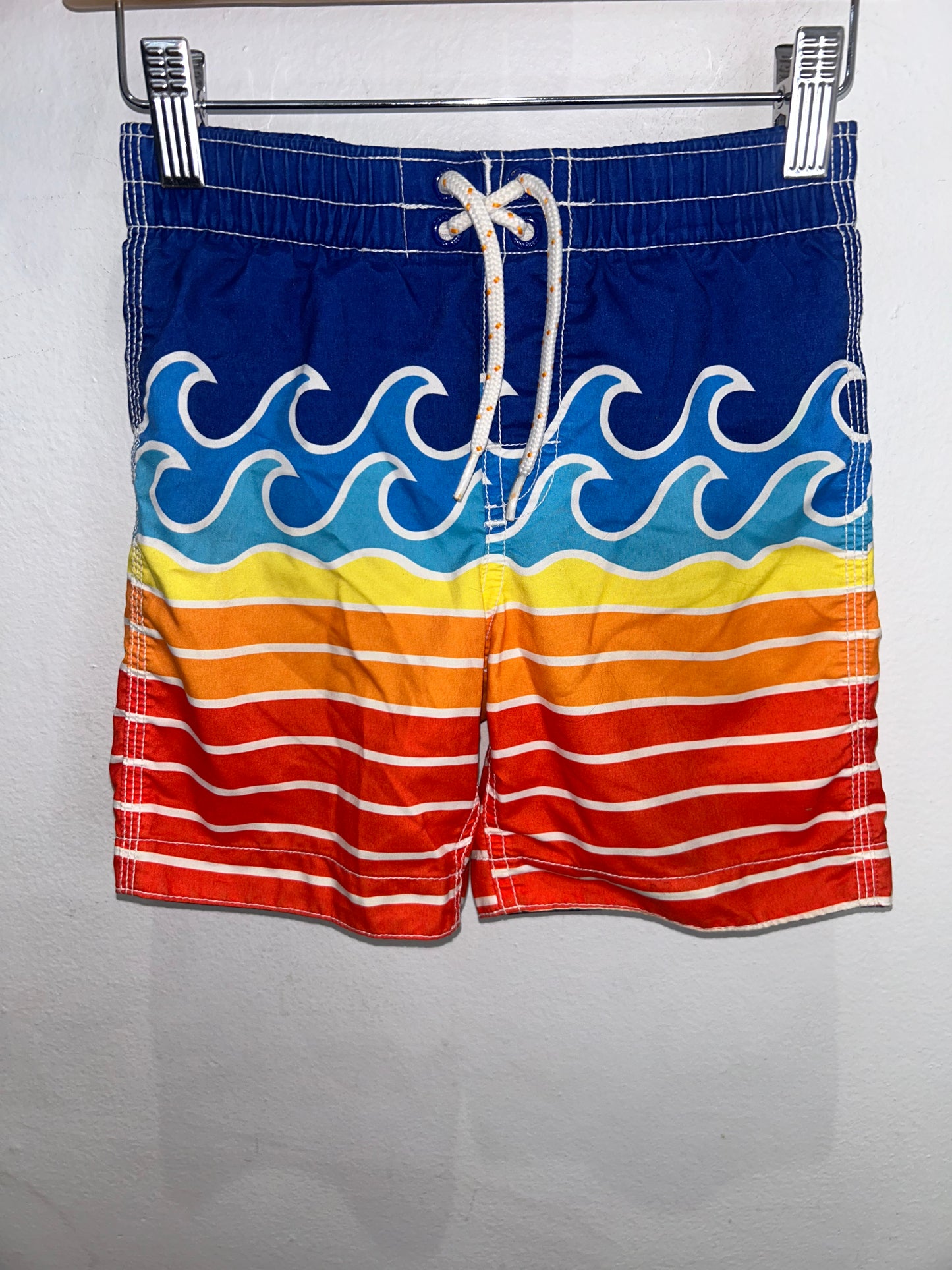 Waves and stripes swimshorts 6y