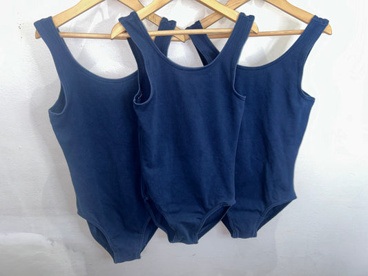 Three pack blue leotards 12-14y