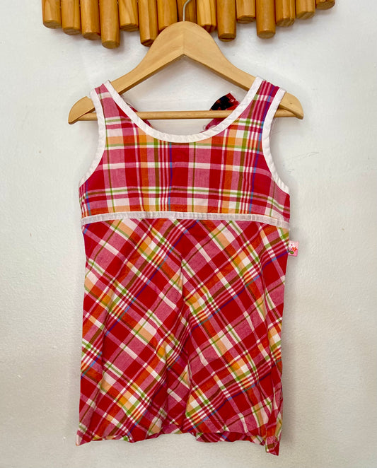 Vintage checkered dress 2-3y