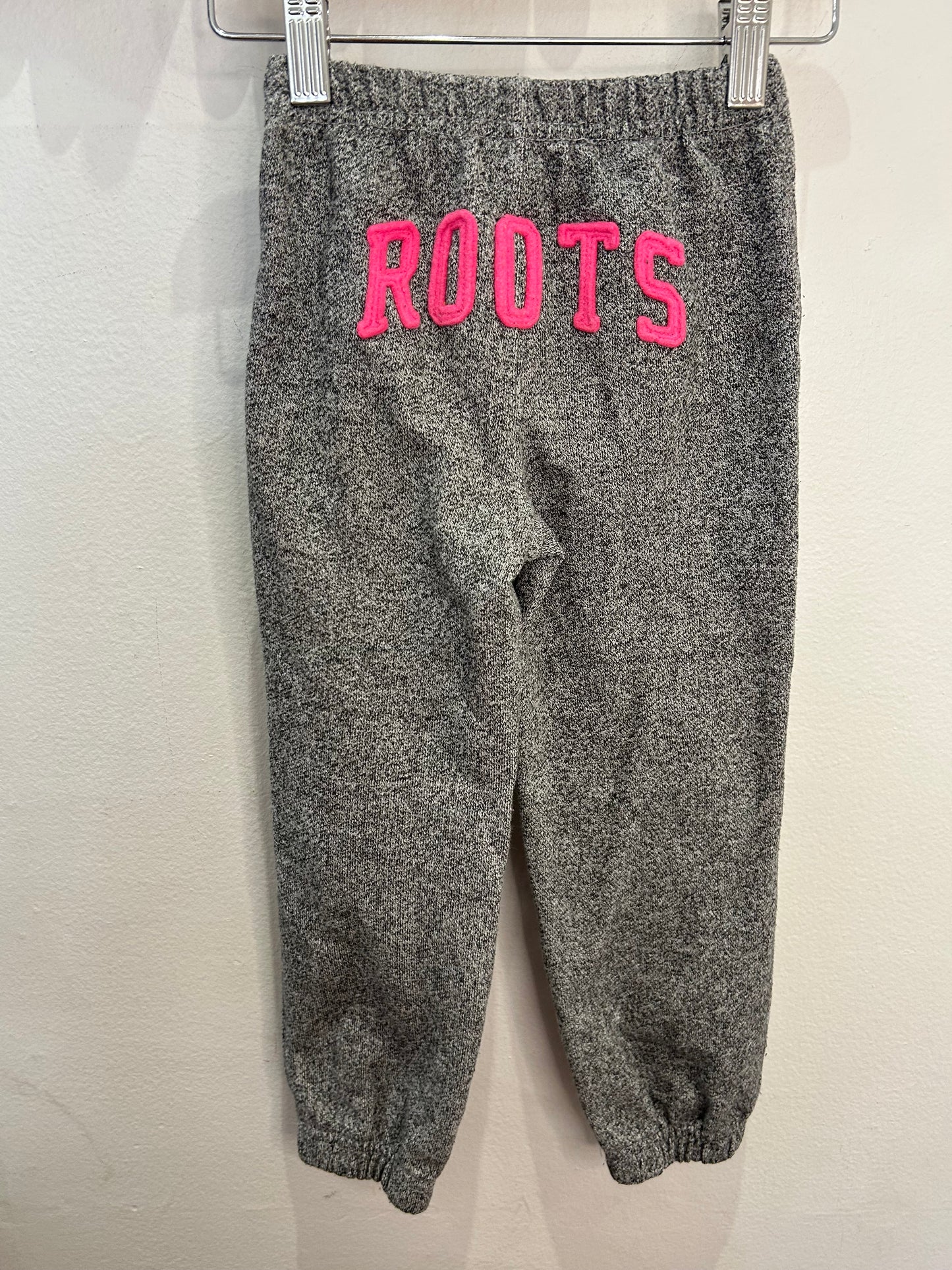 Roots pink bum joggers 4y