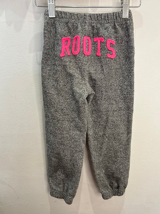 Roots pink bum joggers 4y