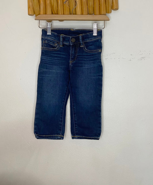 Slim dark wash jeans 18-24m