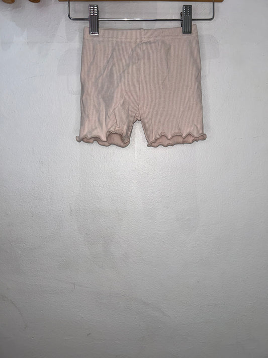 Jamie Kay pink ribbed shorts 3y