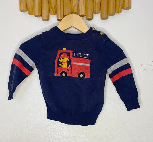 Firedog sweater 6-12m