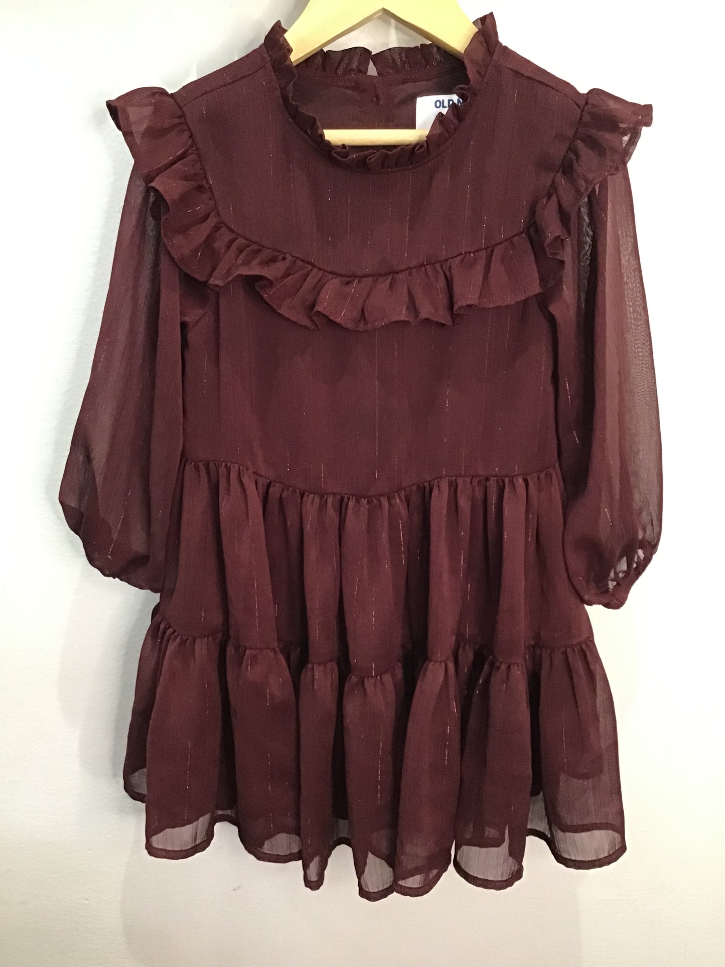 Maroon party dress 3y